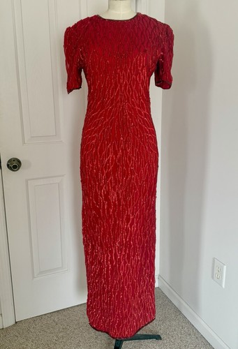Vintage 80s red sequin - vintage,
