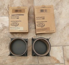 B&Q Kitchen Worktop Edging Beech butchers block Strip 300 mm x 42 mm  x 2