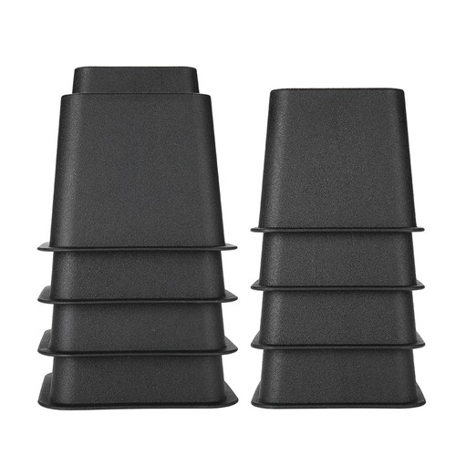 Black furniture raisers - black,