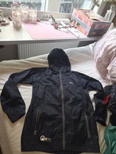 TRESPASS navy Blue Boys Age 11 / 12 WATERPROOF WINDPROOF Jacket Coat Foldable