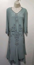 Nightingales mint green beaded