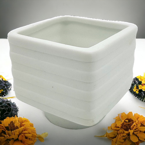 White porcelain tealight - white,