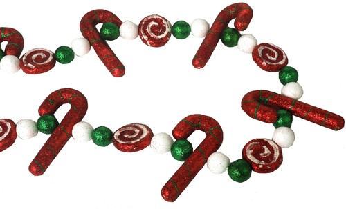 Glitter christmas garland - christmas,