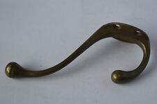  Ornate Vintage Brass Cloakroom Hook quality 188g