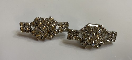Vintage rhinestone clip - vintage, clip-on