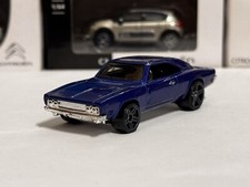 Hot Wheels Mainlines - 1969 Dodge Charger 500 BLUE 1/64 - Loose