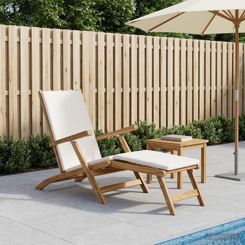 Vidaxl folding deck chair with - deck,