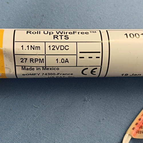Somfy roll wirefree rts - wirefree,