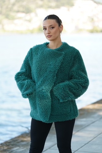 Genuine sherling coat - sherling,