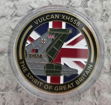 RAF Avro Vulcan XH558 Spirit of Great Britain Collectors Commemorative Coin