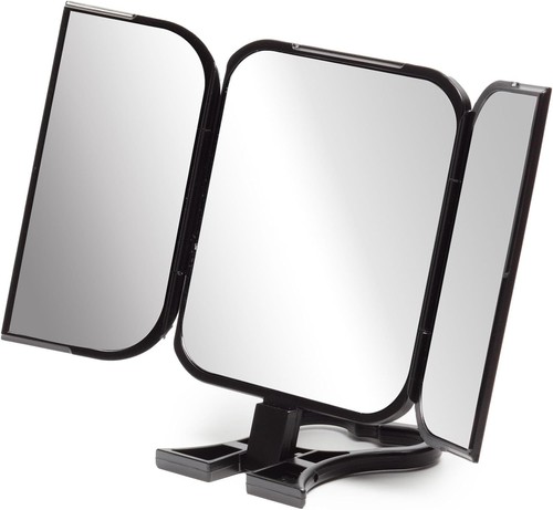 Mupkins tri fold mirror hand - tri-fold,