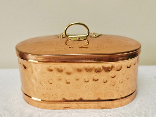 Swedish copper sugar chest
