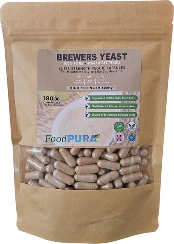 180 600mg brewers - x, yeast