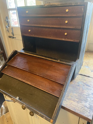 Engineers wooden tool box - wooden,