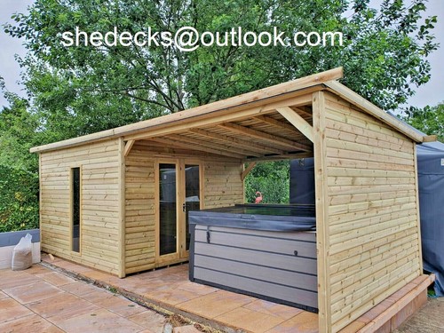 Summerhouse gym shed hot tub - summerhouse,