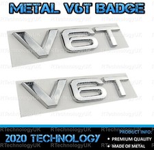 2 X PREMIUM Metal for Audi V6T