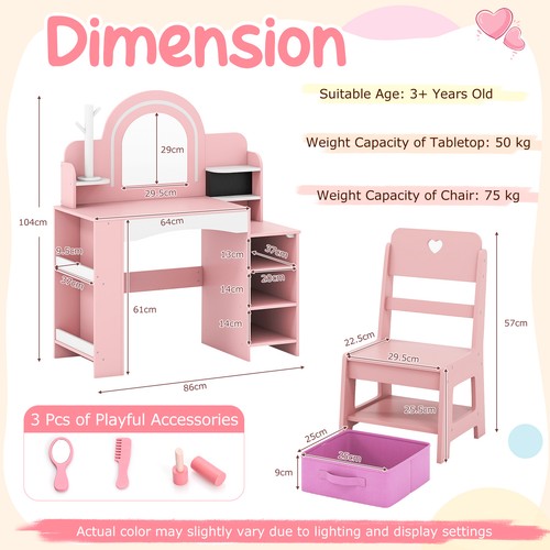 Toddler dressing table chair - dressing,