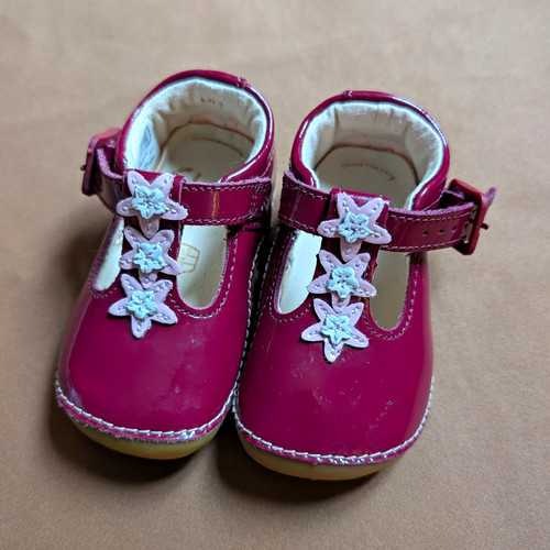 Clarks ciao girls pink patent - girls,