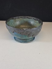 Pewter Mounted Painted Wood