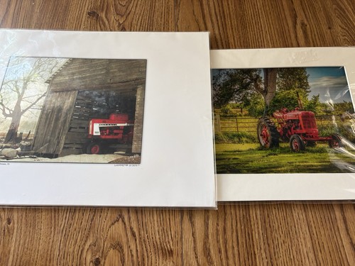 Lot tractor prints signed - of,
