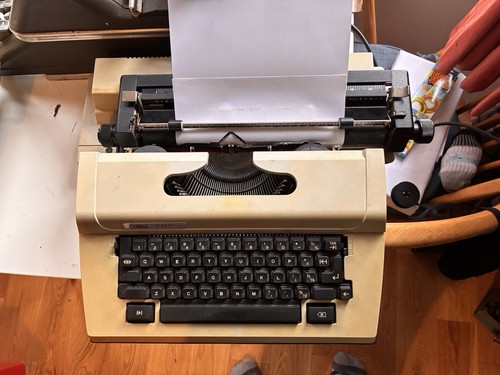 Erika electric typewriter - erika,