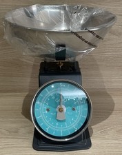Gino D’Acampo Turquoise Manual Kitchen Scale & Bowl 5kg Capacity **UNUSED**NEW**