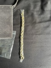 New Gold Diamanté Belcher Bracelet