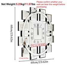 Large Irregular Beveled Mirror