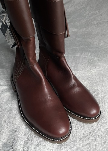 Joules ladies leather brown - leather,
