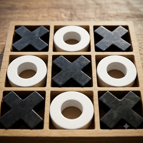Noughts crosses game - noughts, game,