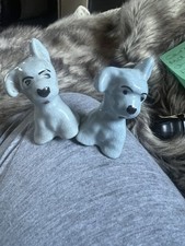 Pair Vintage Dog Figurines