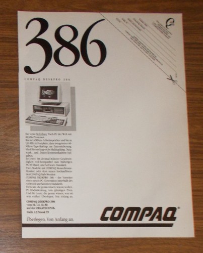 Rare advertising compaq - advertising,