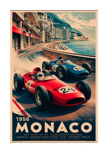 Monaco grand prix 1956 - monaco, a4