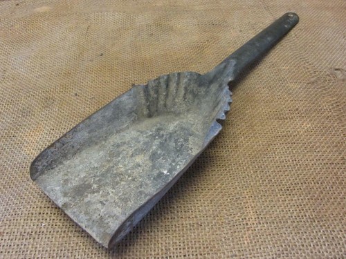 Vintage metal coal shovel ash - vintage,