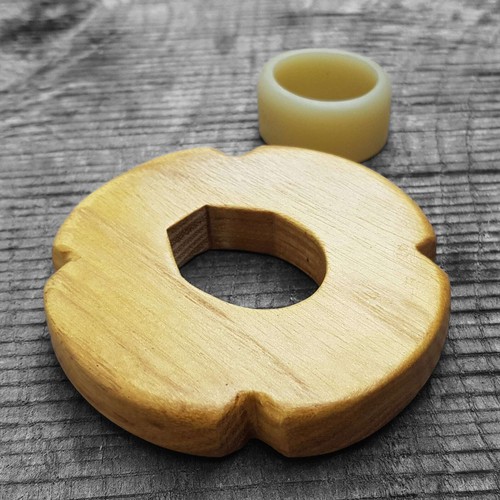 Wooden tsuba for - wooden, (garda)