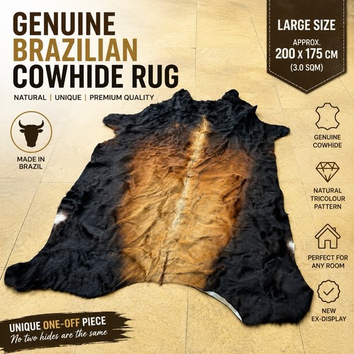 Genuine brazilian cowhide rug - cowhide,