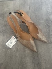 Zara High Heels Sparkling Size 5 New