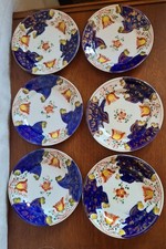 Six Antique Gaudy Welsh