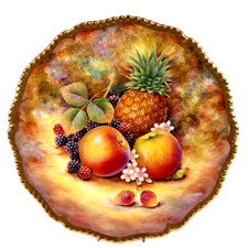 Royal Worcester Fruit Plate