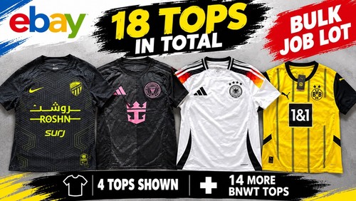 Job lot football shirts - football,