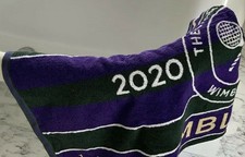 LIMITED EDITION WIMBLEDON CHAMPIONSHIPS 2020 GREEN & PURPLE TOWEL W/ BAG NEW