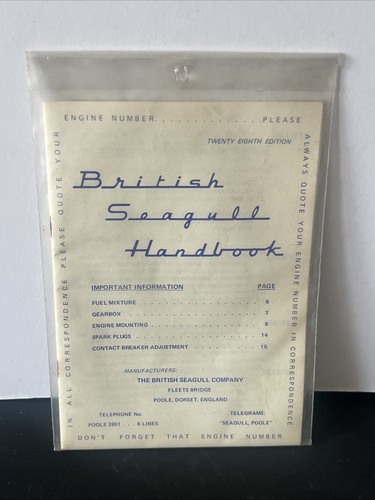 British seagull outboard - british,