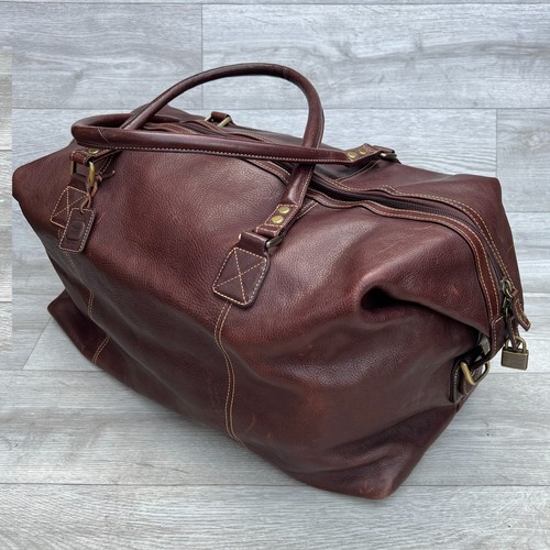 Genuine leather weekender - m&s,