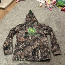 John Deere Hoodie Mens Mossy