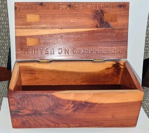Vintage cedar chest - cedar,