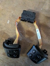 Genuine VW Golf MK5 pair of black Steering wheel switches. R32, GTi, 