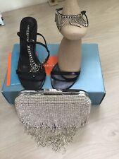 Karen Millen Shoes and Matching Aldo Bag  Crystals Size 4.5 ?sale