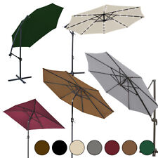 2.5M 2.7M 3M 3x2M Garden Parasol Crank Cantilever Outdoor Sun Shade Umbrella