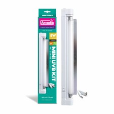 Arcadia Mini UVB Kit 8w UVB Lighting Kit Bird Leopard Gecko Parrot UV Kit