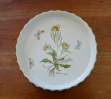 Ceramic flan dish decorated - flan,